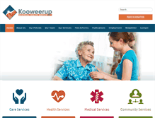 Tablet Screenshot of kooweeruphospital.net.au